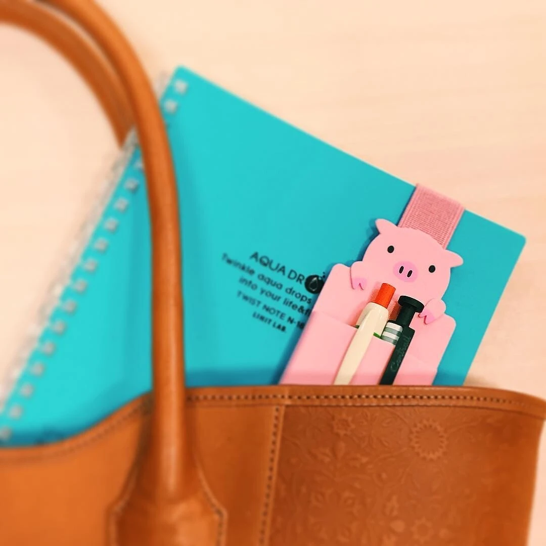 PuniLabo Book Band Pencil Case PuniLabo Book Band Pencil Case -Little Craft Place LIHITLABPuniLaboBookBandwithPenCaseHolder5