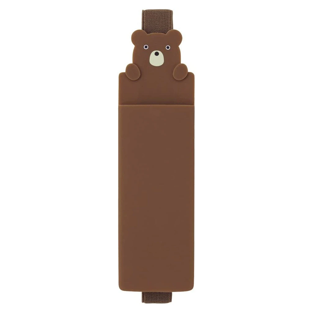 PuniLabo Book Band Pencil Case PuniLabo Book Band Pencil Case -Little Craft Place LIHITLABPuniLaboBookBandwithPenCaseHolderBear