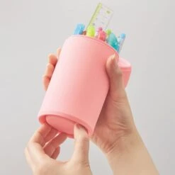 Lihit Lab PuniLabo Stand Up Pen Case - Large 7 Lihit Lab PuniLabo Stand Up Pen Case - Large -Little Craft Place LIHITLABPuniLaboStandUpPenCase3 1