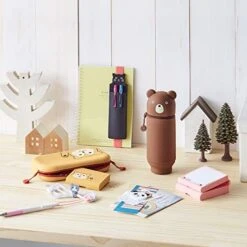 Lihit Lab PuniLabo Stand Up Pen Case -Little Craft Place LIHITLABPuniLaboStandUpPenCaseBear1