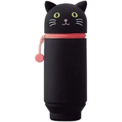 Lihit Lab PuniLabo Stand Up Pen Case -Little Craft Place LIHITLABPuniLaboStandUpPenCaseBlackCat
