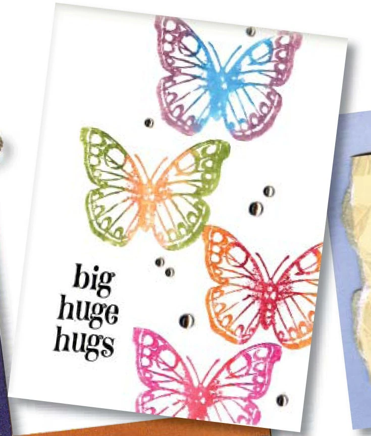 Papillons Stamp Set Papillons Stamp Set -Little Craft Place LL736PapillonsStampSet3