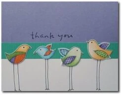 Friendly Birds Rubber Stamp Set 6 Friendly Birds Rubber Stamp Set -Little Craft Place LP285FriendlyBirdsRubberStampSet