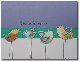 Friendly Birds Rubber Stamp Set Friendly Birds Rubber Stamp Set -Little Craft Place LP285FriendlyBirdsRubberStampSet