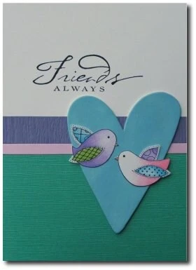 Friendly Birds Rubber Stamp Set Friendly Birds Rubber Stamp Set -Little Craft Place LP285FriendlyBirdsRubberStampSet2