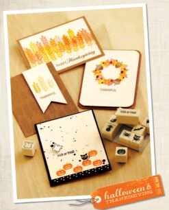 Thankful Rubber Stamp Set -Little Craft Place LP295ThankfulStampSet2