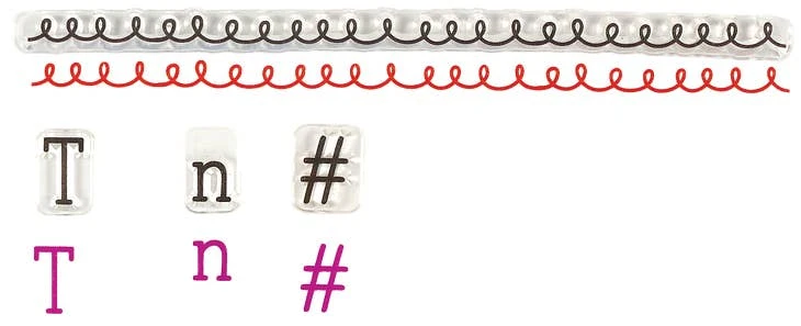 Letters, Numbers & Symbols Clear Stamp Set Letters, Numbers & Symbols Clear Stamp Set -Little Craft Place Letters Numbers SymbolsClearStampSet3