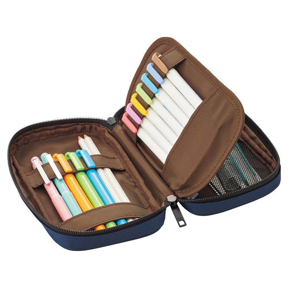 Lihit Lab Book Style Pen Case - Standard - Blue Lihit Lab Book Style Pen Case - Standard - Blue -Little Craft Place LihitLabBookStylePenCase StandardBrown2 15abcc38 d34e 498d 85f6 2829a20413f2