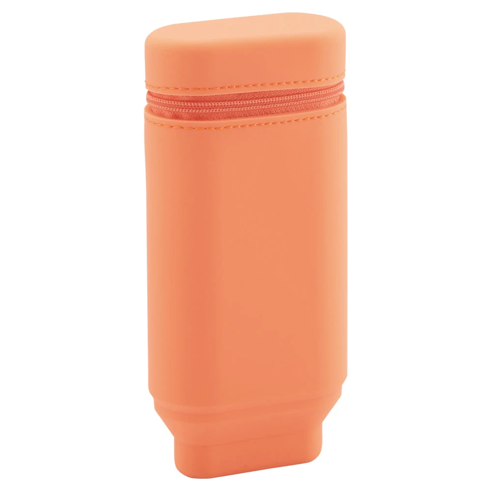 Lihit Lab Smart Fit Stand Pen Case Orange Lihit Lab Smart Fit Stand Pen Case Orange -Little Craft Place LihitLabSmartFitActactStandPenCaseOrange