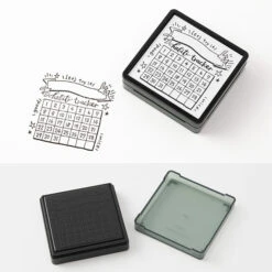 Midori Pre-inked Stamp Habit Tracker -Little Craft Place MidoriPre inkedStampHabitTracker2