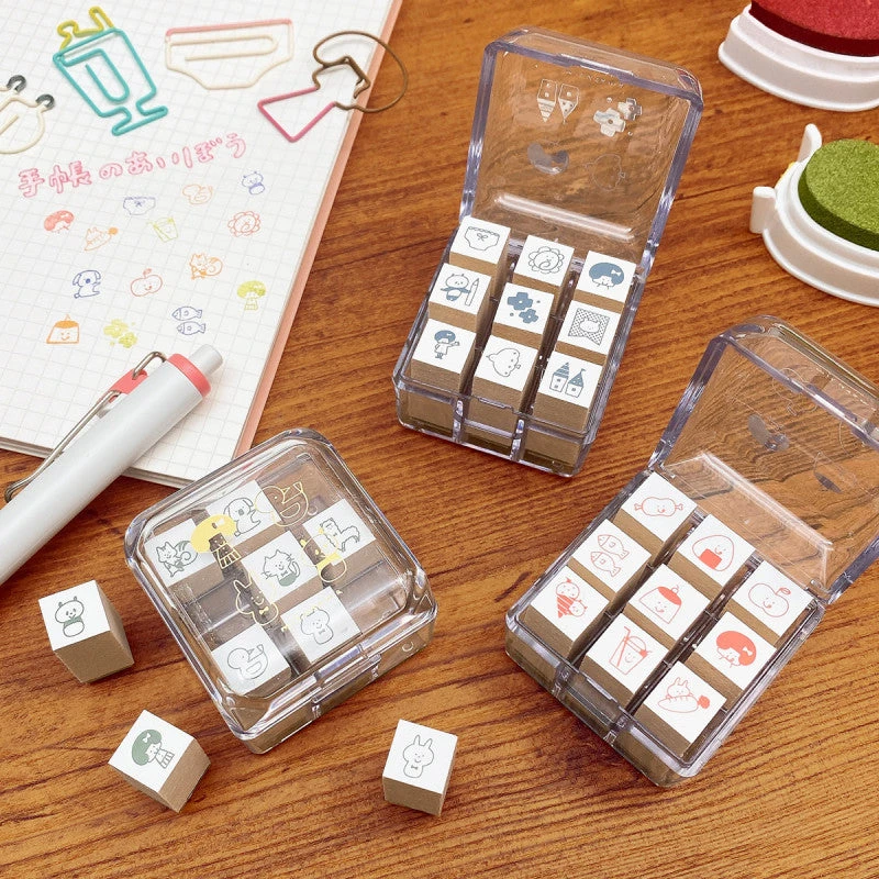 Mizutama x Beverly Planner Companion Stamp - Mogu Mogu Mizutama X Beverly Planner Companion Stamp - Mogu Mogu -Little Craft Place