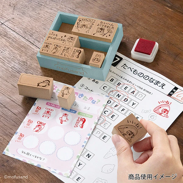 Mofusand Stamp Set Mofusand Stamp Set -Little Craft Place MofusandRubberStampSet2
