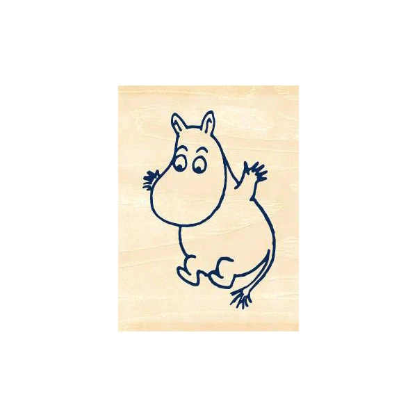 Moomin Moomintroll Rubber Stamp Moomin Moomintroll Rubber Stamp -Little Craft Place MoominMoomintrollRubberStamp