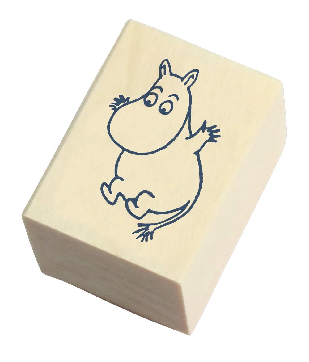 Moomin Moomintroll Rubber Stamp Moomin Moomintroll Rubber Stamp -Little Craft Place MoominMoomintrollRubberStamp2
