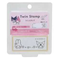 My Melody & Kuromi Twin Stamp Pre-inked -Little Craft Place MyMelody KuromiTwinStamp2