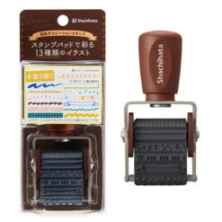 Shachihata Rotating Stamp Doodling 3 Shachihata Rotating Stamp Doodling -Little Craft Place NRD 13A5ShachihataRotatingStampDoodling4