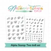 Noteworthy Alphabet 6X8 Clear Stamp Set -Little Craft Place NoteWorthyClearStamp