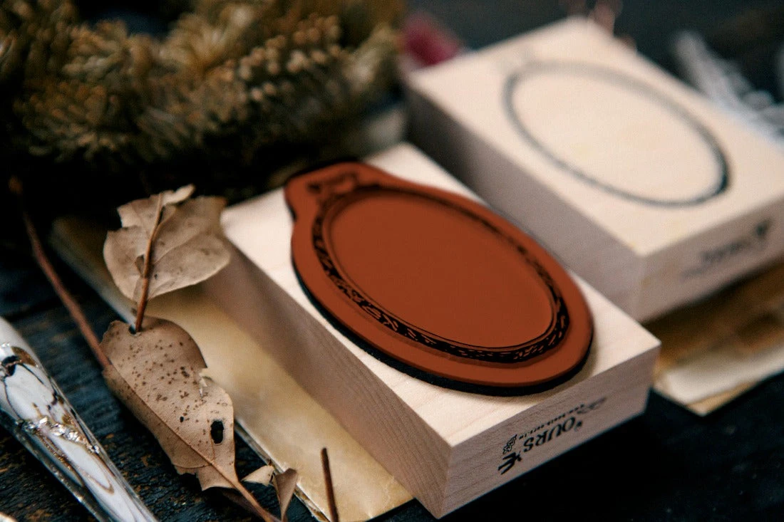 OURS Studio Ellipse Embroidery Hoop Rubber Stamp OURS Studio Ellipse Embroidery Hoop Rubber Stamp -Little Craft Place OURS Studio Ellipse Embroidery Hoop Rubber Stamp 2