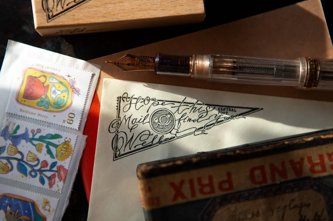 OURS Studio Hope This Mail Finds You Well Rubber Stamp -Little Craft Place OURS Studio Hope This Mail Finds You Well Rubber Stamp 2