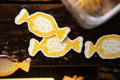 OURS Studio Lemon Cake Rubber Stamp 3 OURS Studio Lemon Cake Rubber Stamp -Little Craft Place OURS Studio Lemon Cake Rubber Stamp Yellow Ink