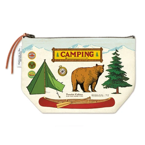 Camping Vintage Pouch Camping Vintage Pouch -Little Craft Place POUCH CAMP 2 LR