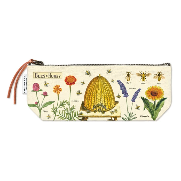 Bees & Honey Vintage Inspired Mini Pouch Bees & Honey Vintage Inspired Mini Pouch -Little Craft Place POUCHMINI BEE 2LR