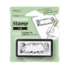 Midori Pre-inked Stamp Stationery Half Size 1 Midori Pre-inked Stamp Stationery Half Size -Little Craft Place PaintableStampPre inkedHalfSizeStationery