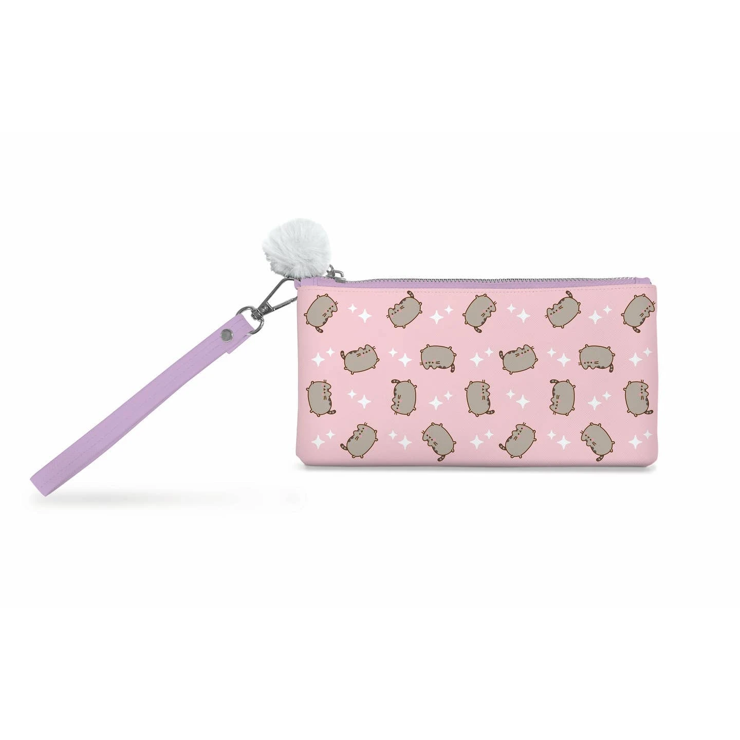 Pusheen Sparkles Pencil Pouch with Wrist Strap Pusheen Sparkles Pencil Pouch With Wrist Strap -Little Craft Place PusheenSparklesPencilPouchwithWristStrap