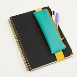 KIKKERLAND Elastic Band Pencil Pouch -Little Craft Place ST116 A PencilPouchAssortedAction2