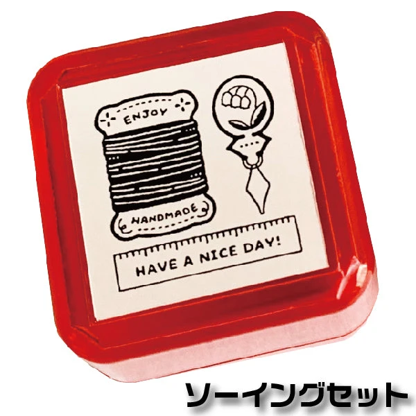 Sanby x Eric Small Things Pre-Inked Stamp Sewing Sanby X Eric Small Things Pre-Inked Stamp Sewing -Little Craft Place SanbyxEricSmallThingsPre InkedStamp Sewing