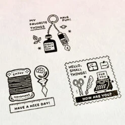 Sanby X Eric Small Things Pre-Inked Stamp Sewing 5 Sanby X Eric Small Things Pre-Inked Stamp Sewing -Little Craft Place SanbyxEricSmallThingsPre InkedStamp2 39f40c0a 22e3 4436 b008 06d236c24c11