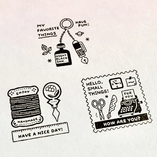 Sanby x Eric Small Things Pre-Inked Stamp Sewing Sanby X Eric Small Things Pre-Inked Stamp Sewing -Little Craft Place SanbyxEricSmallThingsPre InkedStamp2 39f40c0a 22e3 4436 b008 06d236c24c11