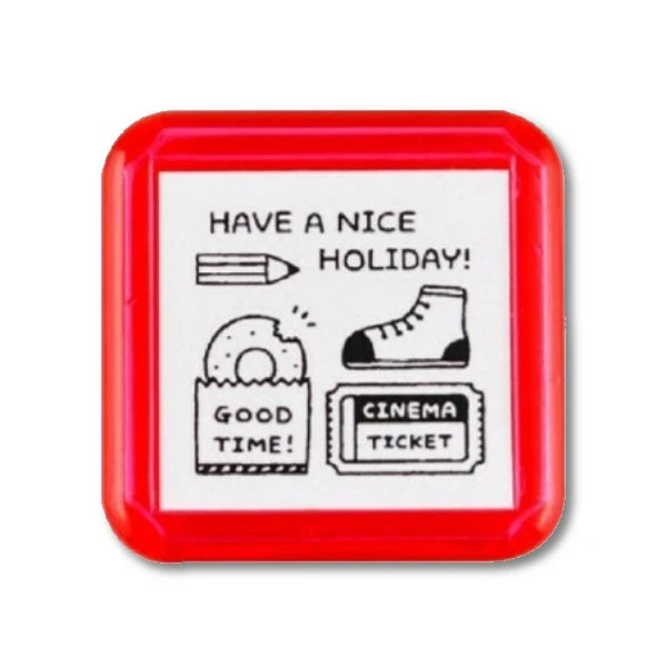 Sanby x Eric Small Things Pre-Inked Stamp Nice Holiday Sanby X Eric Small Things Pre-Inked Stamp Nice Holiday -Little Craft Place SanbyxEricSmallThingsPre InkedStampNiceHoliday2