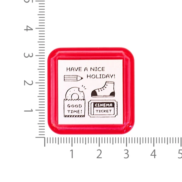 Sanby x Eric Small Things Pre-Inked Stamp Nice Holiday Sanby X Eric Small Things Pre-Inked Stamp Nice Holiday -Little Craft Place SanbyxEricSmallThingsPre InkedStampNiceHoliday4