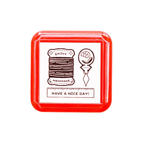 Sanby x Eric Small Things Pre-Inked Stamp Sewing Sanby X Eric Small Things Pre-Inked Stamp Sewing -Little Craft Place SanbyxEricSmallThingsPre InkedStampSewing2