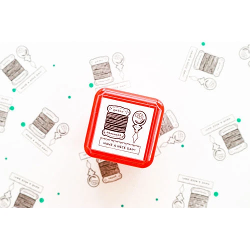 Sanby x Eric Small Things Pre-Inked Stamp Sewing Sanby X Eric Small Things Pre-Inked Stamp Sewing -Little Craft Place SanbyxEricSmallThingsPre InkedStampSewing3