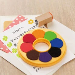 Shachihata Irodori Stamp Pad - Donut Type 7 Shachihata Irodori Stamp Pad - Donut Type -Little Craft Place ShachihataIrodoriStampPad DonutType3