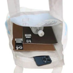 Great Wave Shiba Tote Bag 4 Great Wave Shiba Tote Bag -Little Craft Place ShibaJapaneseWaveToteBag3