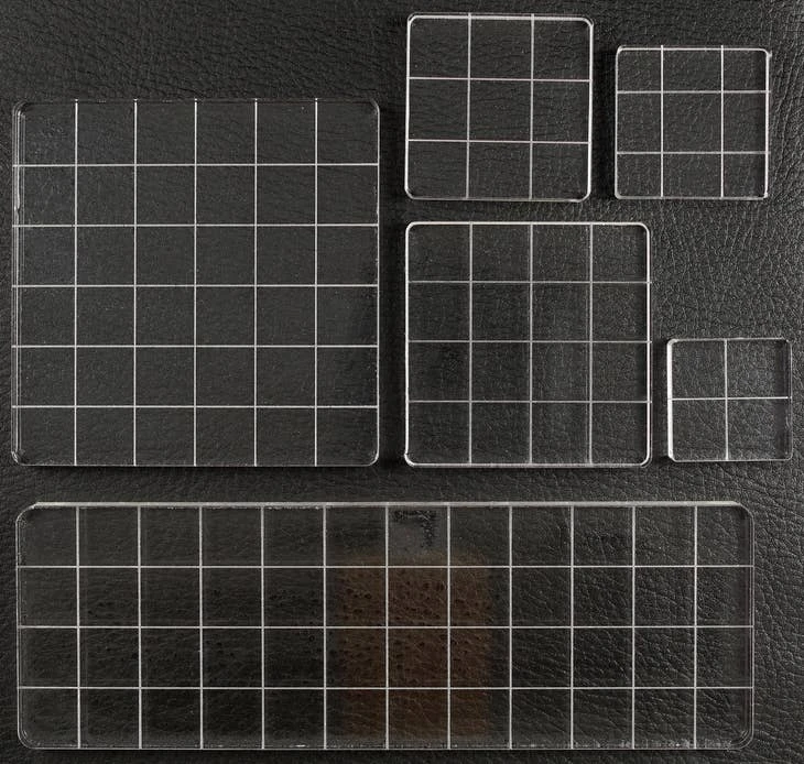 Studio Series Acrylic Block Stamp Set (6 Clear Blocks) Studio Series Acrylic Block Stamp Set (6 Clear Blocks) -Little Craft Place StudioSeriesAcrylicBlockStampSet 6ClearBlocks 4