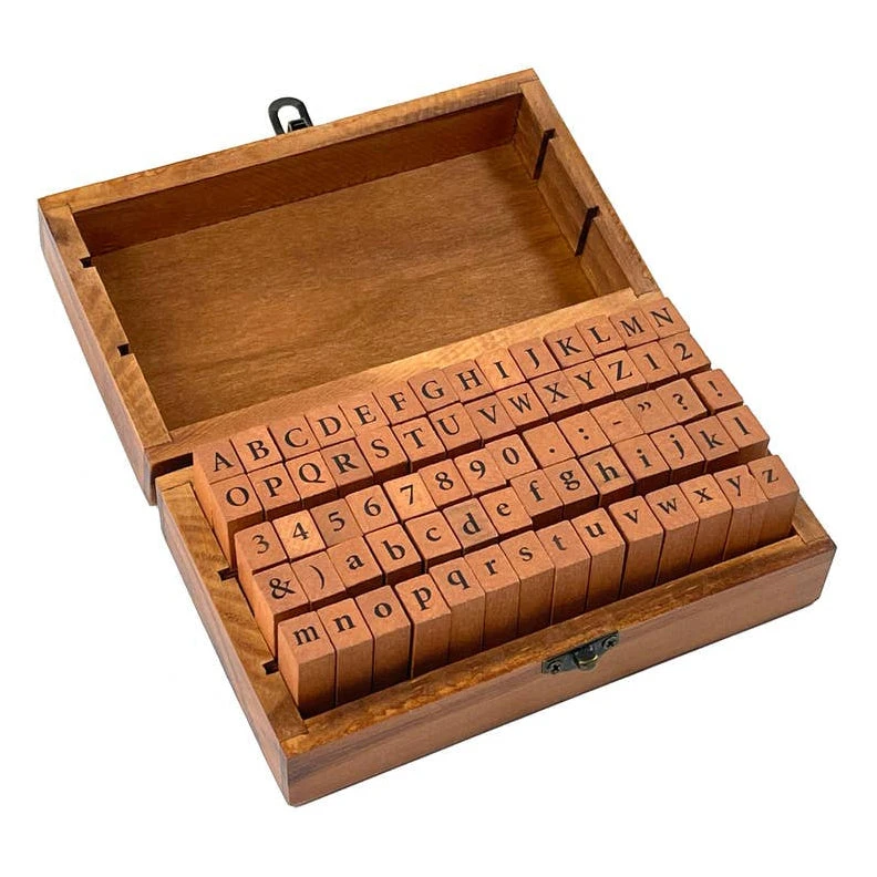 Studio Series Letterpress Stamp Set Studio Series Letterpress Stamp Set -Little Craft Place StudioSeriesLetterpressStampSet