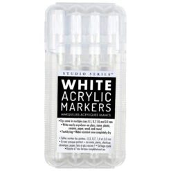 Studio Series White Acrylic Markers