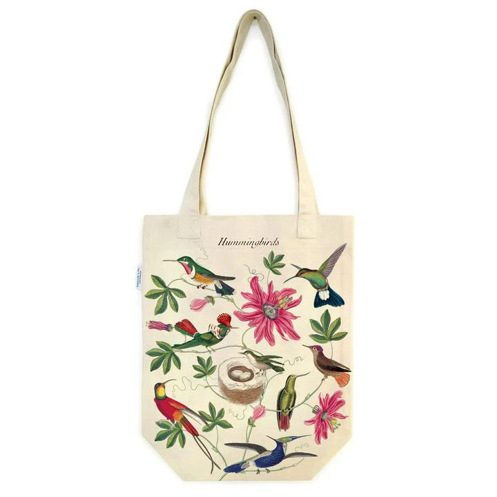 Hummingbirds Tote Bag Cavallini & Co. Hummingbirds Tote Bag Cavallini & Co. -Little Craft Place TB HUM 3