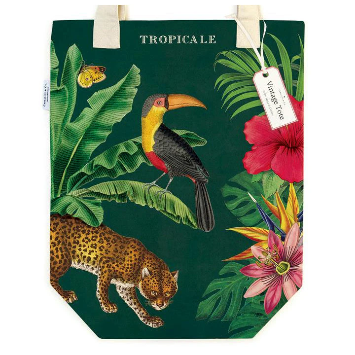Tropicale Tote Bag Cavallini & Co. Tropicale Tote Bag Cavallini & Co. -Little Craft Place TB TROP 2