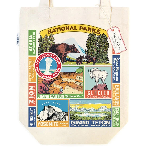 National Parks Tote Bag National Parks Tote Bag -Little Craft Place TB NP 2