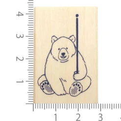 Beverly Companion Rubber Stamp - Bear -Little Craft Place TSW 099BearRubberStamp6