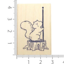 Beverly Companion Rubber Stamp - Squirrel -Little Craft Place TSW 100SquirrelRubberStamp5