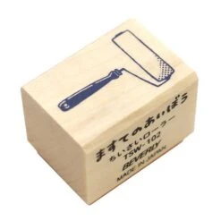 Beverly Companion Rubber Stamp - Small Roller Brush -Little Craft Place TSW 102SmallRollerBrushRubberStamp