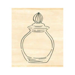 Beverly Ink Companion Stamp - Glass Ink Bottle With Lid