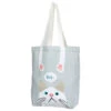 Taachan Cat Tote Bag Grey -Little Craft Place TaachanCattotebagGrey
