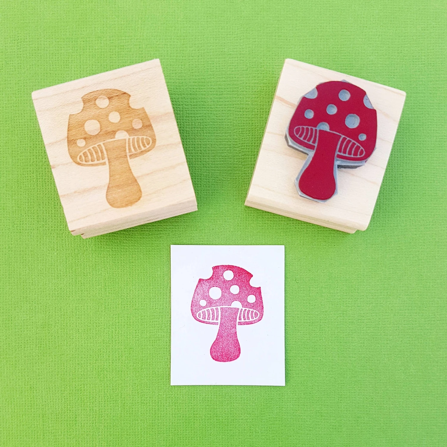 Toadstool Rubber Stamp Toadstool Rubber Stamp -Little Craft Place ToadstoolRubberStamp scaled
